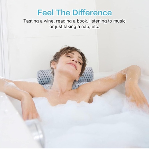 Bath Pillow Gray NWT - Picture 7 of 12